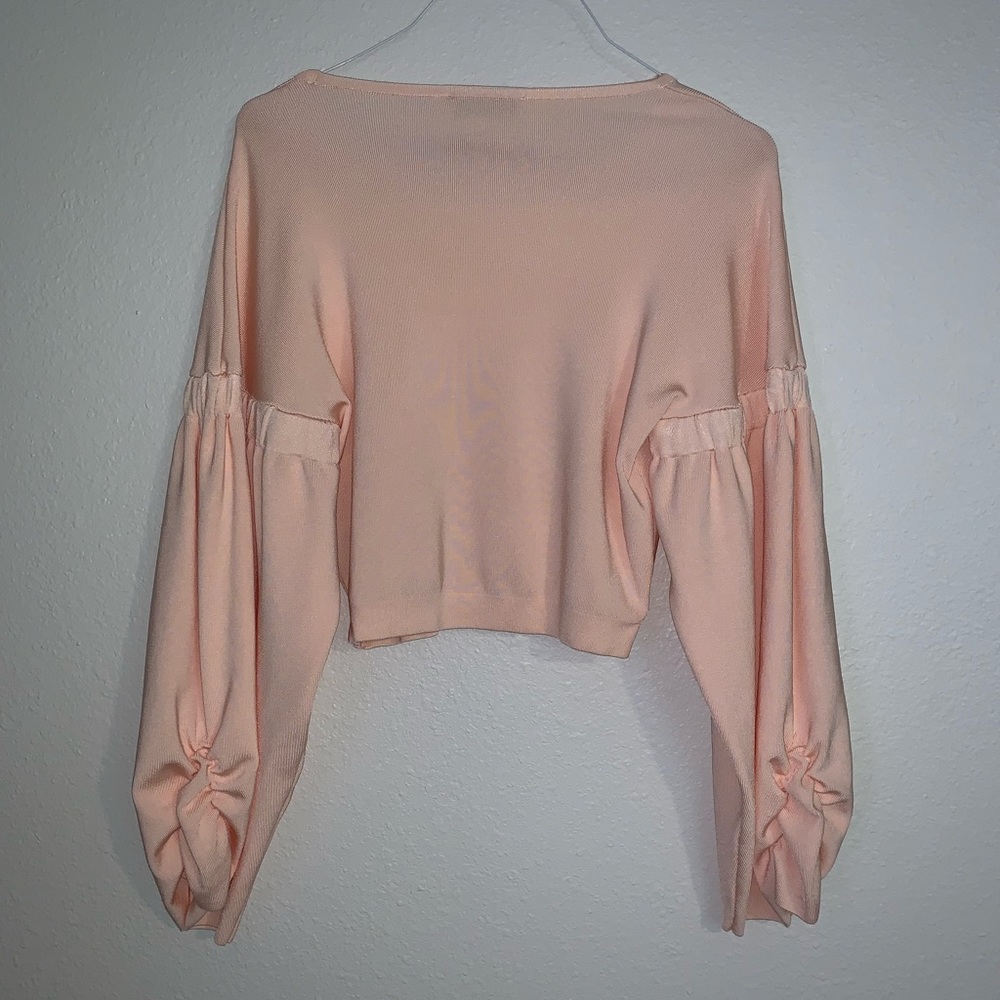 Zara cropped sweater top